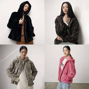 [유로모피] 25FW EURO 밍크 후드 자켓 1종