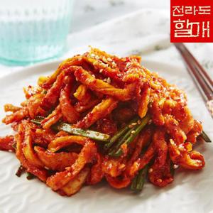 [전라도할매] 국내산 원재료로 주문 즉시 제조한 프리미엄  보쌈무김치 2kg