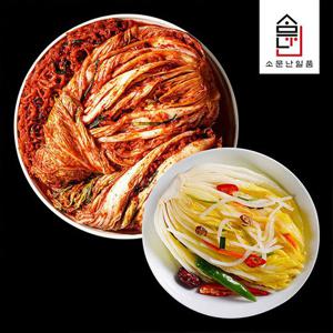 [소문난 배윤자] 일품 포기김치 5kg + 백김치 3kg