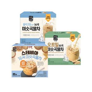 식사대용 든든한 16곡 미숫가루3종 60스틱 (스테비아+올리고당+오트밀)