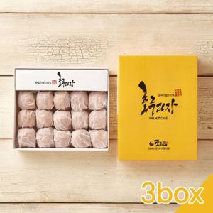 [작심밀도]산지직송 천안호두과자(소 / 팥앙금 15알) x 3박스 / 선물용