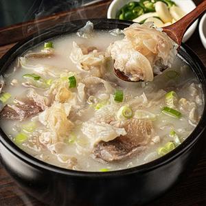 [정마을]실온보관 국내산  한우도가니탕 500g  x 6팩 + 국내산 한우 사골곰탕 500g x 4팩