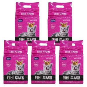 테비 두부왕 가는입자7L 복숭아X5개(1박스) (WF0BF99)