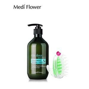 [메디플라워]아로마 그린 탈모 트리트먼트 500ml+두피마사지기