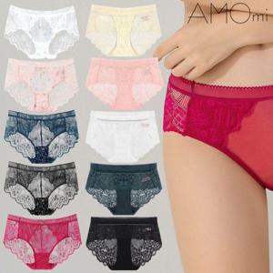 [아모미]90~105 레이스 햄라인 무자극 노라인 여성팬티1P