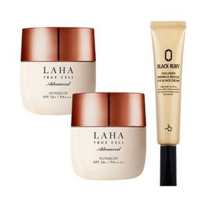 이자녹스 선퀴드 라하 트루셀 50ml x2 + 블랙루비 콜라겐 아이크림 30ml