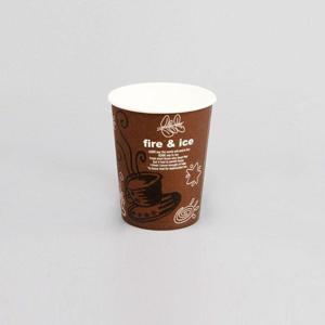 위생백 커피잔 브라운 테이크아웃 종이컵 10oz 100개 X3개 위생팩 HWBF999F