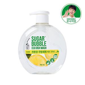 슈가버블 친환경 주방세제 레몬크러쉬 용기 750ml