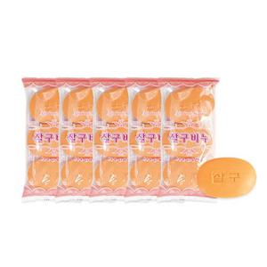 살구비누 90g 3개입 5개 세수비누 미용비누 화장비누 목욕비누