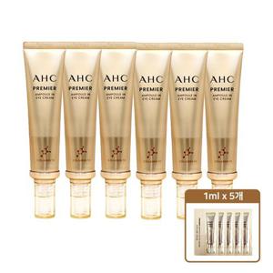AHC 시즌 11 앰플 인 아이크림 40ml 6개 + 1ml 샘플 5장