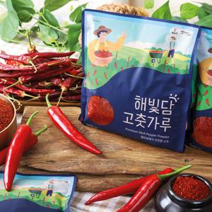 [해빛담] HACCP 갓 수확한 25년 햇 고춧가루 500g x 8팩 (총 4kg)