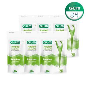 GUM 검 치과 Y자형 스마트 일회용 치실(75p) (898) 6개