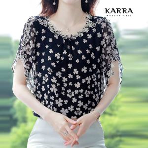 KARRA 유니크라운드블라우스_A3F0089