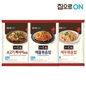 집으로ON 팔선생 볶음밥 230g x 16+2봉/새우/해물/소고기