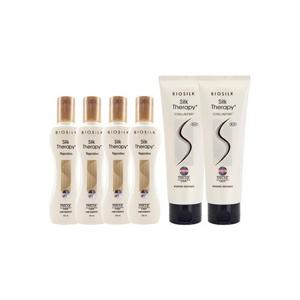 [실크테라피][최신상] 실크테라피 아르간 오일 헤어 에센스 126ml 4개+트리트먼트 250ml 2개