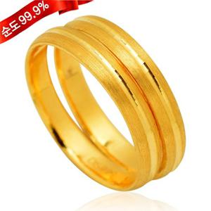 [골드모아]순금 쌍가락지 7.5g 24K [글로리]