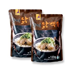 [이푸른] 진한 국물 능이 닭백숙 1.6kg x 2팩