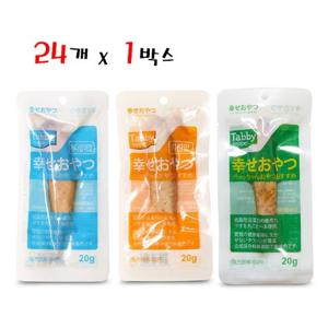 테비 시야와세오야쯔  참치 22g 24개 통살 고양이간식