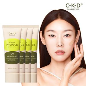♥CKD톤업선크림♥그린프로폴리스 올커버리선(파데프리) 40ml 4개 세트