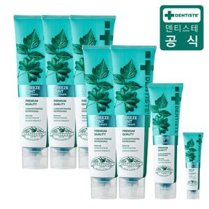 [덴티스테] 뉴 브리즈민트 치약 180g5개+60g1개+20g1개