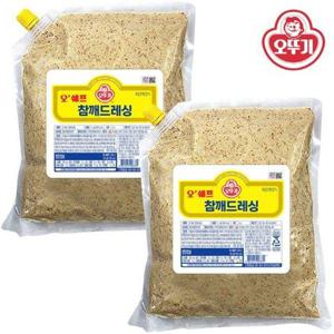 갤러리아_오뚜기 오쉐프 참깨드레싱 1kg x 2개