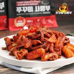 [더블유쇼핑]쭈꾸미사령부 불타는매운맛 350g  6팩 _10465020_588645