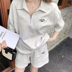 반집업 상하의 세트 4부반바지 상의루즈핏 55~77