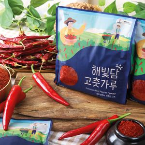 [해빛담] HACCP 갓 수확한 25년 햇 고춧가루 500g x 4팩 (총 2kg)