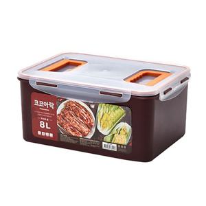 새드리 L5005SI 코코아락 진공밀폐 김치통 6호(중)-8L 2P