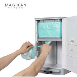 NEW 매직캔 휴지통 오토실링 크롬히포 27L hippo II MH280 (듀얼 오픈시스템)