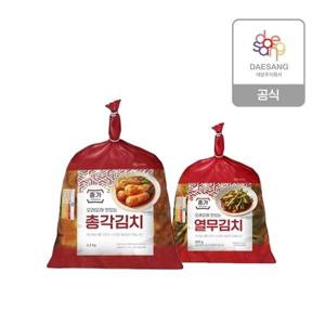 [강경종가집젓갈]종가 총각김치 2.3kg + 열무김치 900g_20972319_634523