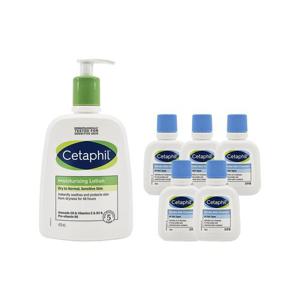 [세타필][Cetaphil] 세타필 모이스춰 라이징 로션 대용량 473ml+클렌져 29ml 5개