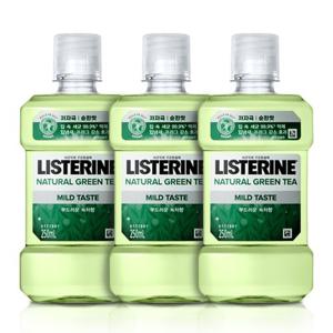 리스테린 내추럴 그린티 마일드 250ml x 3개 / 순한맛
