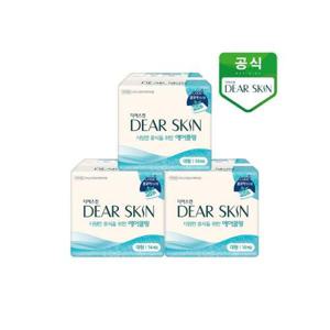 [깨끗한나라]여름생리대 디어스킨 에어쿨링 대형 14개입 3팩