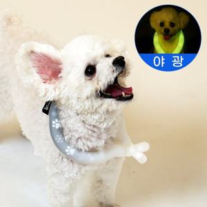 [라인벨라] 반려동물 여름 아이템 강아지 고양이 산책 아이스넥 야광 넥쿨러 쿨스카프 넥밴드 아이스링