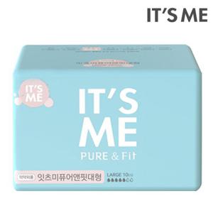 [잇츠미] 퓨어앤핏 생리대 대형 10P