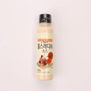 [바른씨] 홀스래디쉬소스 210g 연어소스 홀스래디시 소스