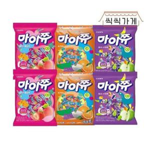 갤러리아_[씩씩가게] 마이쮸 284g 3종 2개씩 (딸기복숭아 포도사과 요거트
