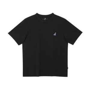갤러리아_[캉골] 캉골 클래식 로고 티셔츠 2764 블랙 (KRECST27640)
