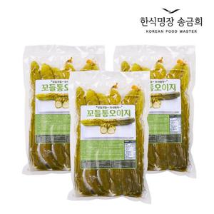 한식명장 송금희 반찬 국내산 통오이지 700g x 3개
