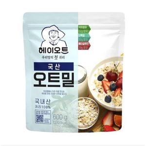 두보식품 헤이오트 국내산 오트밀 600g x 4봉