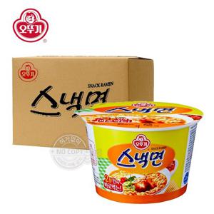 오뚜기 박스 스낵면 큰컵 90g 12입 컵라면