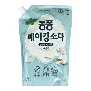 퐁퐁 베이킹소다 깔끔한 민트향 리필 1.2L - O (WB22185)