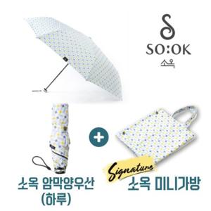 엘리자베스 여왕이 선물받은 브랜드 [소옥] 자외선 차단 암막양우산 하루(그레이)