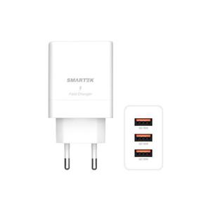 [최저가 도전] [홈앤쇼핑 단독] USB 3포트 충전기+케이블 세트 36W 고속충전 C타입 고속케이블 [한정 수량]