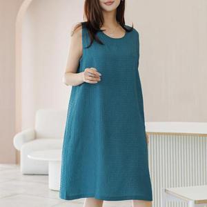 [데드라](100size)썸머풍기포써커인견나시원피스 OPE3034_DC