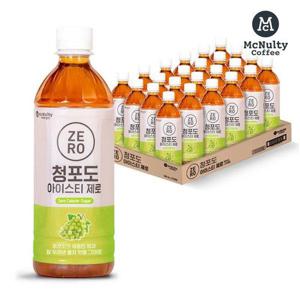 갤러리아_맥널티 청포도 아이스티 제로 500mlx24펫