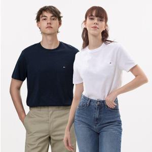 갤러리아_[타미힐피거] T3139 크루넥 반팔티셔츠 택1