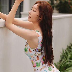 [레노마스윔]여성 웨스턴 U백 원피스수영복 아이보리 RN-LS2F502-IV