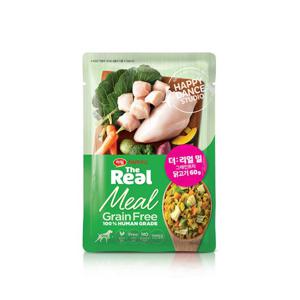 [하림펫푸드] 더리얼 밀 그레인프리 닭고기 60g (습식, 화식)